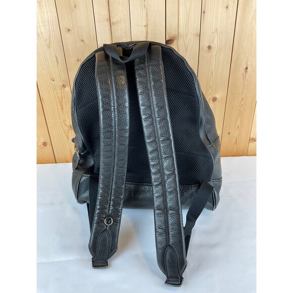 Coach Black Travel Pebble Leather Backpack - NoE1861-F23247
